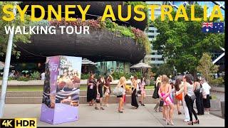 Sydney Australia Virtual Walking Tour - Balangaroo | Darling Harbour | George Street | 4K HDR