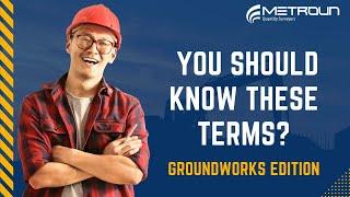 15 Groundwork Terms Every Quantity Surveyor Should Know