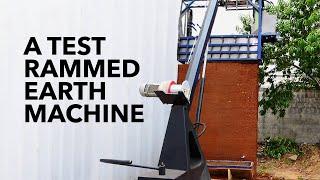 The First Automated Rammed Earth House Building Machine - Form Earth