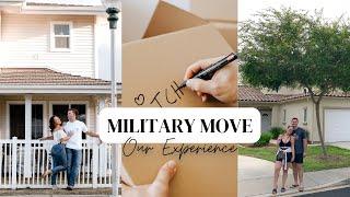 OUR FIRST MILITARY MOVE | The Process + Empty House Tour |  TEHANI