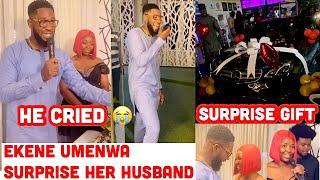 Emotional Moment Ekene Umenwa surprised Her Husband With Expensive Gifts