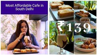 Most Affordable Cafe in South Delhi|Budget Friendly Cafe in Delhi|Monsoon Offer Going On|Delhi Cafe