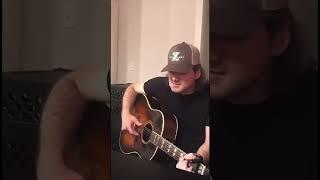 Morgan Wallen Sings “Simple Man” With Dip In  #morganwallen #funny #acousticguitar #newcountry