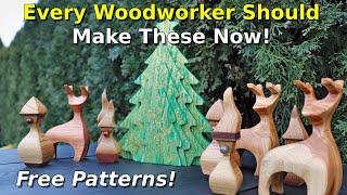 3 Classic Wooden Christmas Decoration Ideas You Need to Try This Year! | Free Downloadable Patterns!