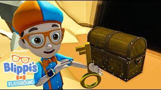 Blippi Opens a Secret Treasure Chest | Blippi Wonders Educational Videos for Kids