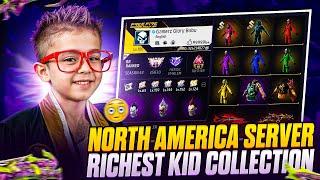 ₹5 Crore Collection  Free Fire North America Server Richest Kid ID