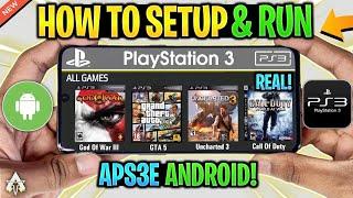 APS3e Emulator Android - Setup/Settings/Gameplay | First Playstation 3 Emulator For Mobile