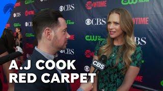 CBS Press Tour Red Carpet: A. J. Cook | Paramount+