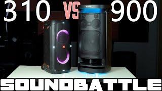 SONY SRS xv900 vs JBL Partybox 310 : Binaural sound sample