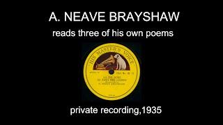 A. Neave Brayshaw: Three Poems (1935)