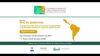 GSEF2021. Network of Governments for the SSE in Latin America and the Caribbean (October 6th)