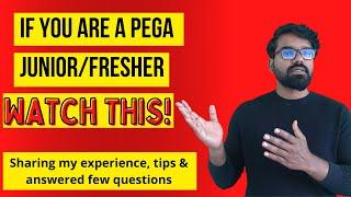 Starting your Pega career or a Junior Pega developer? Watch this