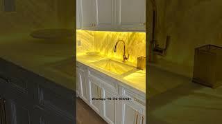 This Backlit Marble Design Will Leave You Speechless #MarbleDesign #LuxuryInteriors