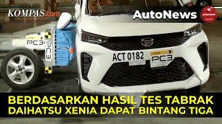 Daihatsu Xenia Dapat Bintang Tiga Hasil Tes Tabrak ASEAN NCAP