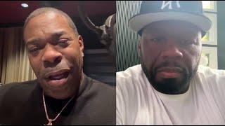 "Ya Curl Stink Too Brudda" Busta Rhymes Responds To 50 Cent Trolling His Hairline