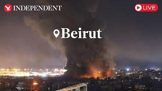 Live: Lebanon's Beirut skyline as Israeli military issues evacuation order