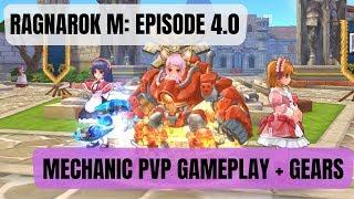 Ragnarok M - How does Mechanic class performs in PVP? (Gameplay + gears overview @5:00)