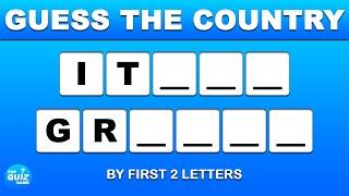 Guess The Countries In Europe By First 2 Letters - Quiz Guess The Country