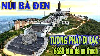 Núi bà đen - TƯỢNG PHẬT DI LẠC hình ruộng bậc thang bằng đá sa thạch lớn hàng đầu thế giới