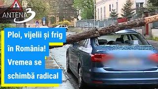 Ploi, vijelii și frig în România! Vremea se schimbă radical