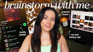 brainstorm a NEW BOOK with me ‍ cozy writing vlog