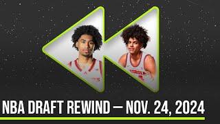 NBA Draft Rewind | Ace Bailey, Dylan Harper, Asa Newell | Nov. 24, 2024