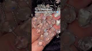 Moonstone Rings  #jewelry #viralvideo #shorts