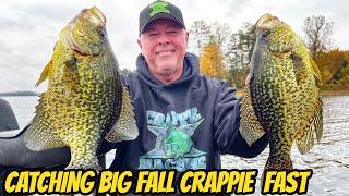 CATCHING BIG FALL CRAPPIE FAST- Baits that catch them FASTER in Fall