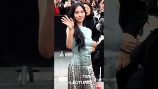 Mina staring at me 4 times at FENDI Haute-Couture FW24 