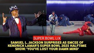 Samuel L. Jackson steals the show as Uncle Sam-style emcee at Kendrick Lamar's New Orleans show