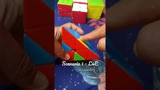 Scenario 1 - Pyraminx cube hacks and techniques#rubikscube#trending #shorts #explorer#puzzle