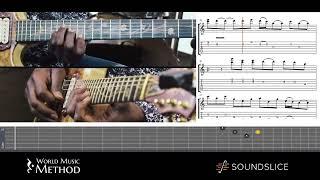 Using The Pentatonic Scale In Malian Guitar Music | African Ensemble Guitar with NIwel Tsumbu