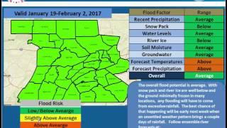 Winter Flood Outlook for Central Pennsylvania Valid Jan 19 - Feb 2, 2017