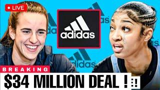 Caitlin Clark Outshines Angel Reese with HUGE Adidas Deal Nike's Quiet Reaction Speaks Volumes!