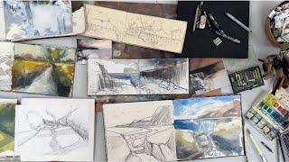 Sketchbook Stories: Loosening Up the Landscape with Hannah Woodman