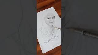 girl sketch #drawing #trending #yuvraj arts #viral #jarahatkejarabachke #newstatus #artist #ytshort