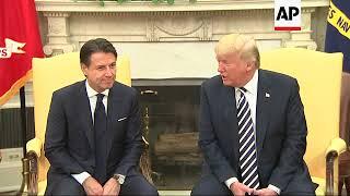 Trump Praises Italy's Conte on Immigration