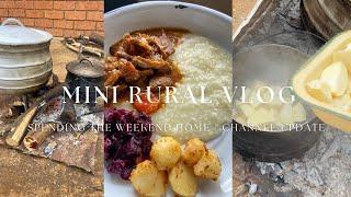 Rural vlog : weekend in the village | Outdoor cooking |Channel update |Brunch date with “Girlfriend”