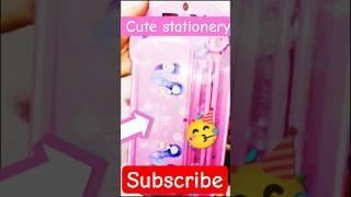 Unboxing cute stationery#stationery#set#shorts#kawaii#pens#pink#foryou#apt#oreo#shortsfeed#universe