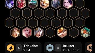 6 Bruiser X 4 Trickshot Abusive comps in TFT-Ranked! | Teamfight Tactics Guide