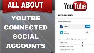 How to Edit Social Accounts in YouTube Connected Accounts | Twitter and Facebook Connected 2015