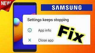 fix settings keeps stopping paramètre s'arrête systématiquement ثم ايقاف الضبط a01 core m01 a03 m03