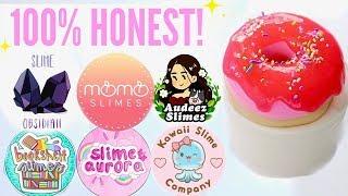 100% HONEST Famous + Underrated Instagram Slime Shop Review! Non-Famous US Slime Package Unboxing