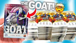 I PACKED the ULTRA-RARE *GOAT* CARD in 100 PACKS of MATCH ATTAX EXTRA 2025! (Messi GOAT!)