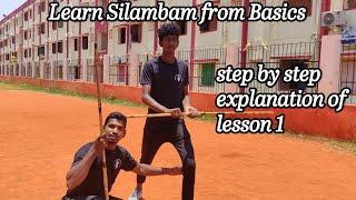 சிலம்பம் அடிப்படை பயிற்சி வகுப்பு | Explaining Silambam basics lesson 1