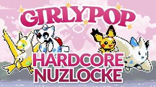 I nuzlocked a retro Emerald rom hack with only girlypop Pokémon