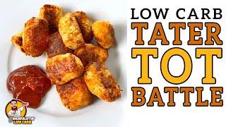 Low Carb "TATER TOT" Battle - The BEST Keto Veggie Tot Recipe!