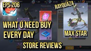 POKEVERSE WORLD EPS 206 : WHAT I NEED BUY AT STORE EVERY DAY ? (RAYQUAZA MAX STAR)