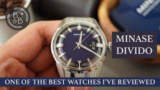 Minase Divido Review - Design & Engineering Genius + Zaratsu Finishing - Japanese Watchmaking - B&B