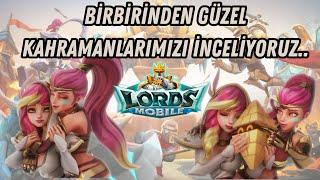 #lordsmobile Pasif ve Konuşlandırılmış Kahramanlar ?